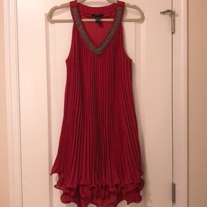 Alfani Red Pleated Dress 💃🏻